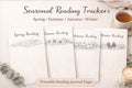 Seasonal Reading Tracker | A4 Printable for Reading Journal (PDF Download)