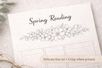 Seasonal Reading Tracker | A4 Printable for Reading Journal (PDF Download)