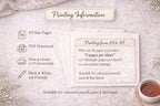 Cosy Bookshelf Colouring Pages | Relaxing A5 Printable (PDF Download)