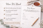 Minimalist Book Review | A4 Printable for Reading Journal (PDF Download)