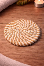 1x Rope Drink Coaster | Neutral Boho Table Decor | CHOOSE COLOUR