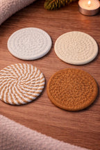 1x Rope Drink Coaster | Neutral Boho Table Decor | CHOOSE COLOUR