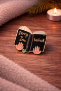 Sorry Im Booked Enamel Pin | Book Lover Pin | Reader Gift | Bookish Badge | Bibliophile Accessory