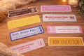 1x Book Club Ticket Bookmark | Reading Pass for Book Lovers, Fantasy, Romance