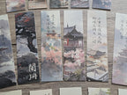 Japanese Style Bookmarks  Delicate Scenery, Seasonal Colors (Random Design)
