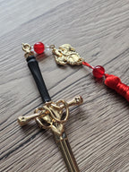 Sword Bookmark with Tassel  Metal Fantasy Bookmark