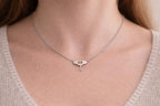Stainless Steel Dragon Necklace  Minimal Fantasy Jewellery (Gold or Silver)