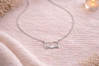 Stainless Steel Open Book Necklace  Book Lover Jewellery (Gold or Silver)