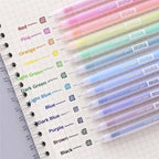 1x Pastel Gel Pen  Smooth Writing, Random Colour, Bookish Stationery