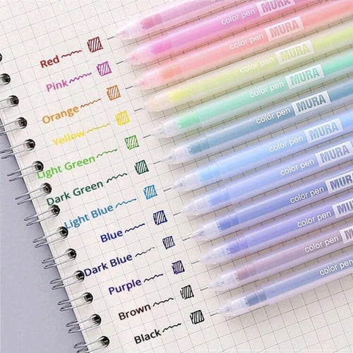 1x Pastel Gel Pen  Smooth Writing, Random Colour, Bookish Stationery