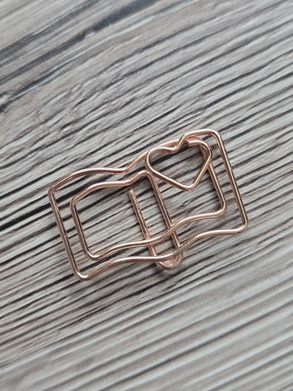 Book Shaped Paperclips | Minimalist Bookmark | Set of 4 Page Markers for Readers