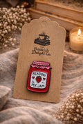 Reading Is My Jam Enamel Pin  Book Lover Accessory, Reader Gift