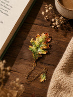 Metal Leaf Bookmark | Oak, Maple, Monstera Designs | Nature Inspired Reader Accessory