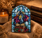 Stained Glass Fantasy Bookmark | Choose Your Design | Dragon or Sword Bookmark