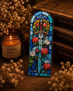 Stained Glass Fantasy Bookmark | Choose Your Design | Dragon or Sword Bookmark