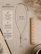 Fantasy Sword Necklace | Silver Medieval Knight Pendant | Bookish Jewelry